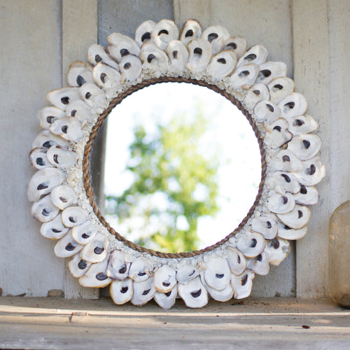 Oyster Shell Wall Mirror