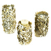 Oyster Shell Candle Holder Set of 3