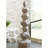 Phillips Collection Faceted Rock Column Sculpture
