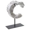 Phillips Collection Cast Eroded Wood Circle on Stand