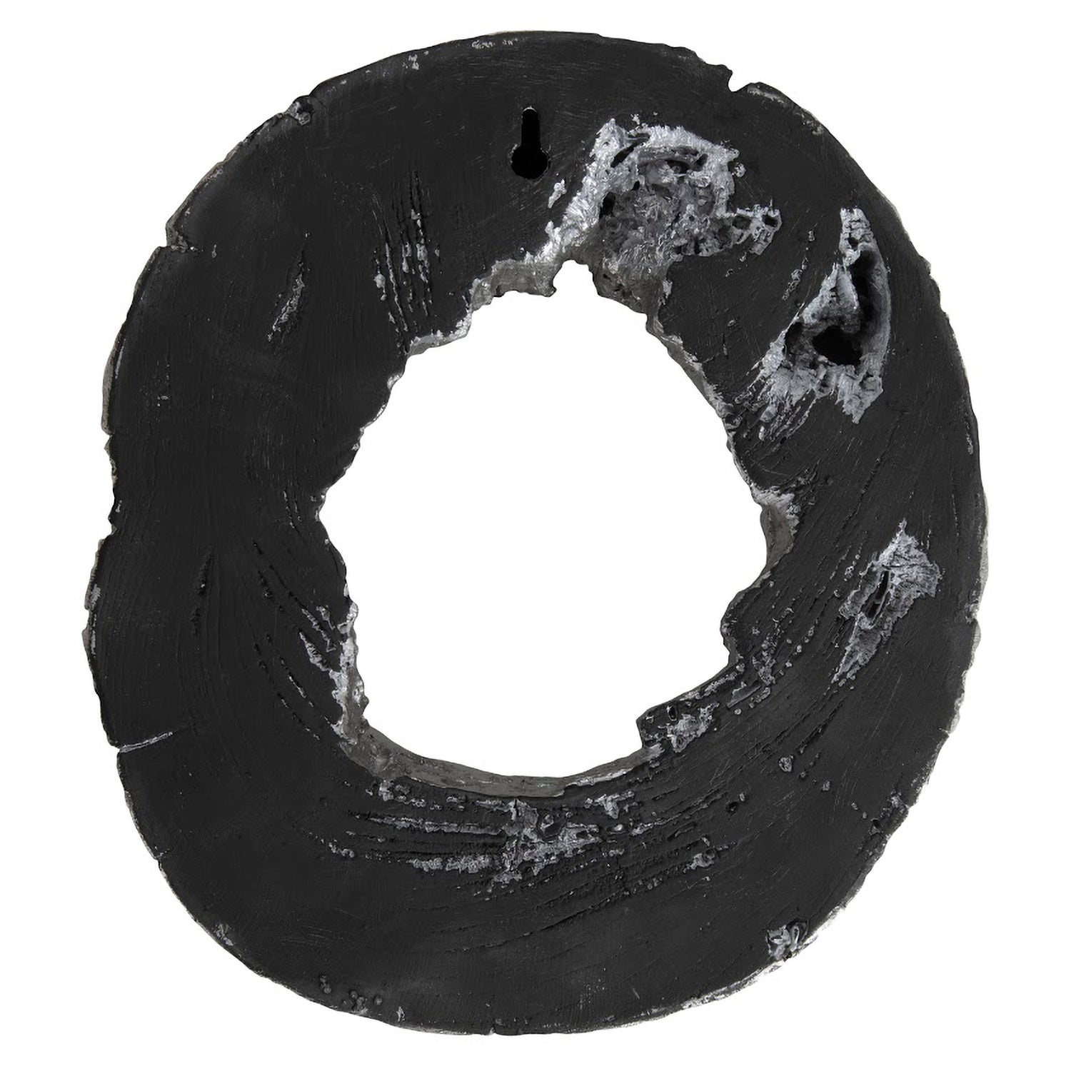 Phillips Collection Cast Eroded Wood Circle Wall Tile