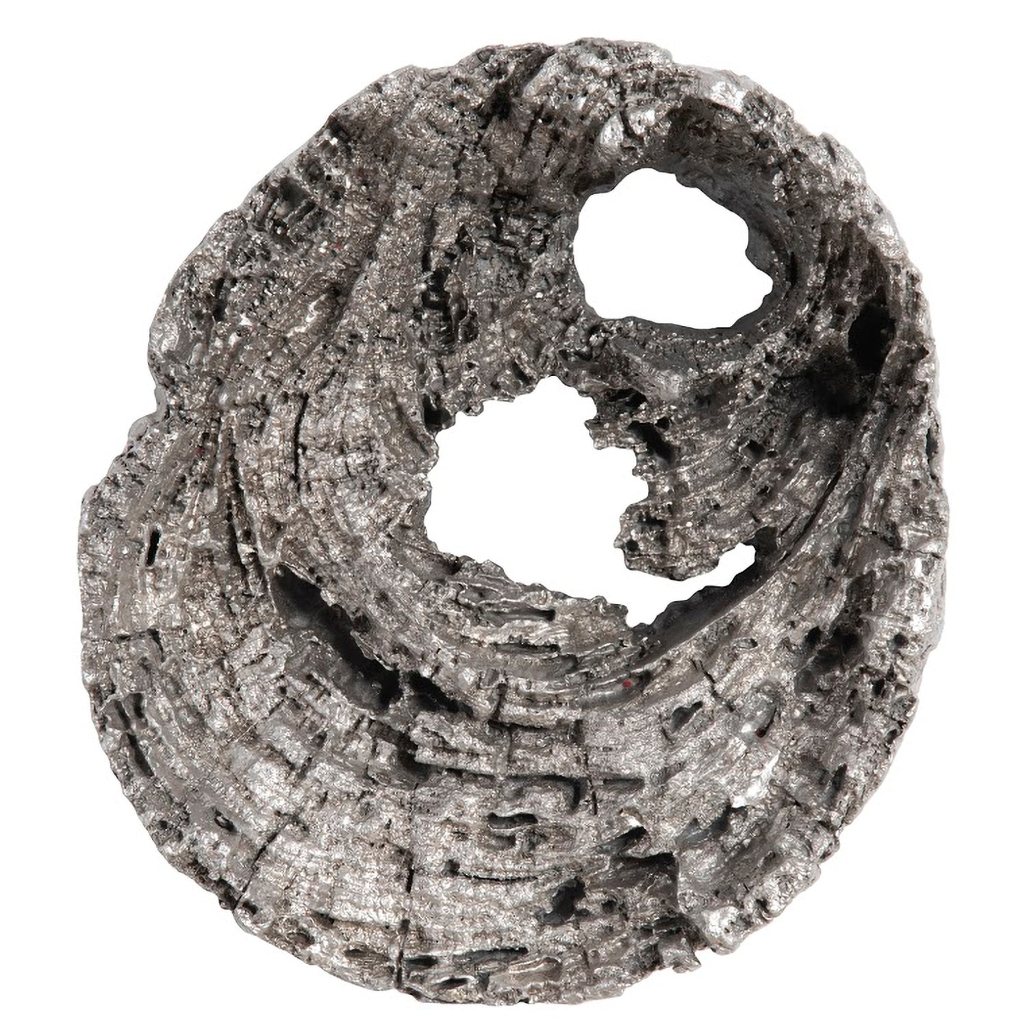 Phillips Collection Cast Eroded Wood Circle Wall Tile