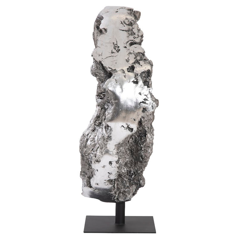 Phillips Collection Cast Root Silver Standing Sculpture