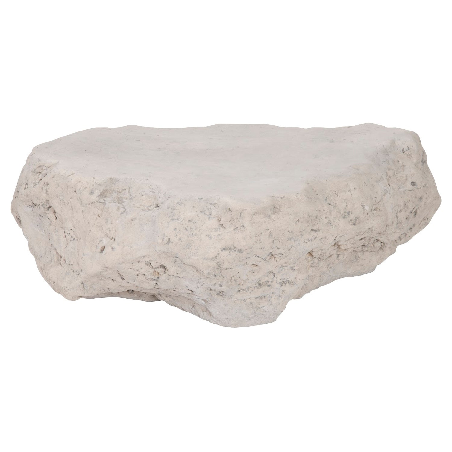 Phillips Collection Cast Boulder Coffee Table Roman Stone