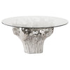Phillips Collection Cast Root Small Silver Dining Table