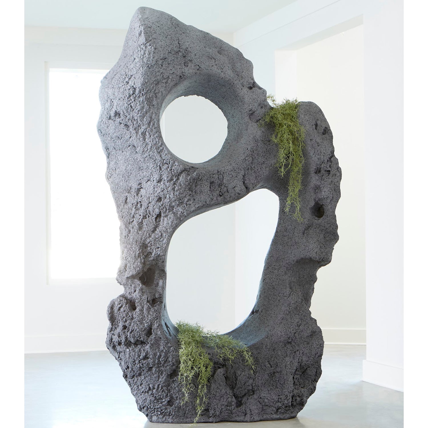 Phillips Collection Colossal Double Hole Cast Stone Sculpture