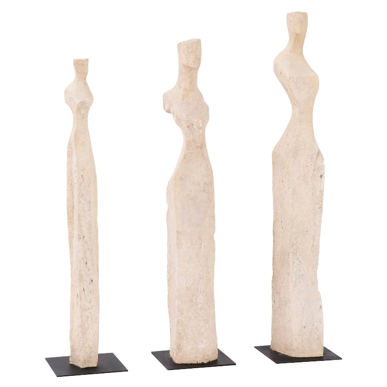 Phillips Collection Cast Women Sculptures Set of 3