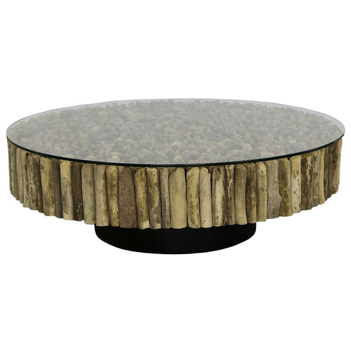 Phillips Collection Manhattan Round Coffee Table
