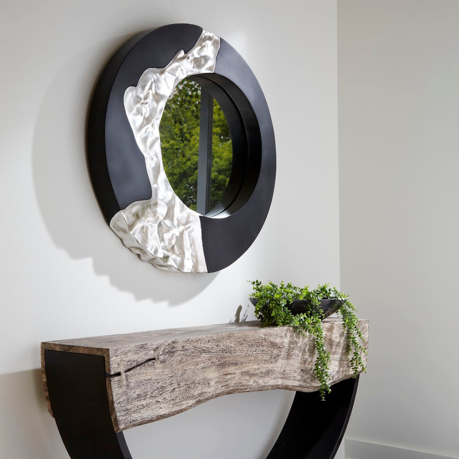 Phillips Collection Mercury Round Wall Mirror