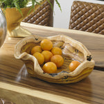 Phillips Collection Burled Light Faux Wood Bowl