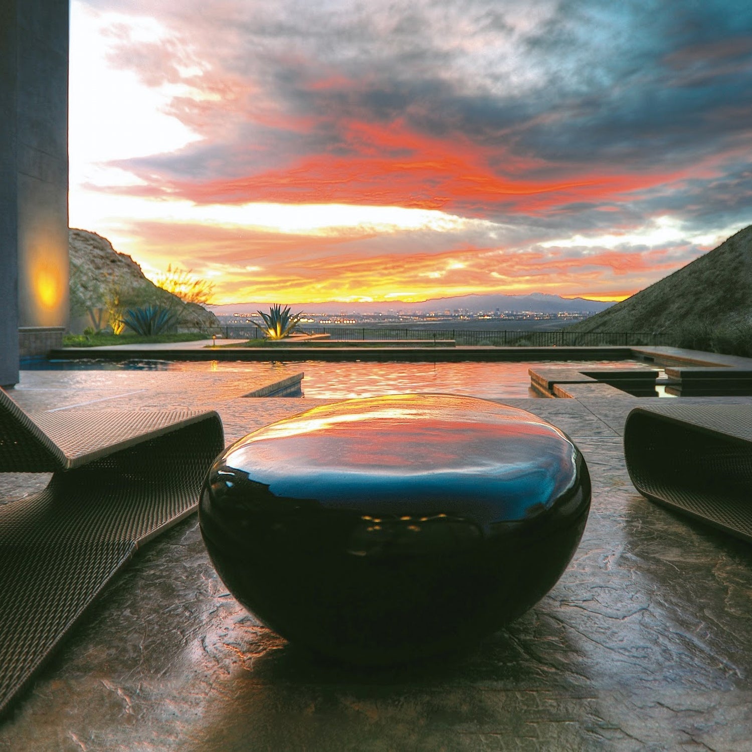 Phillips Collection River Stone Coffee Table