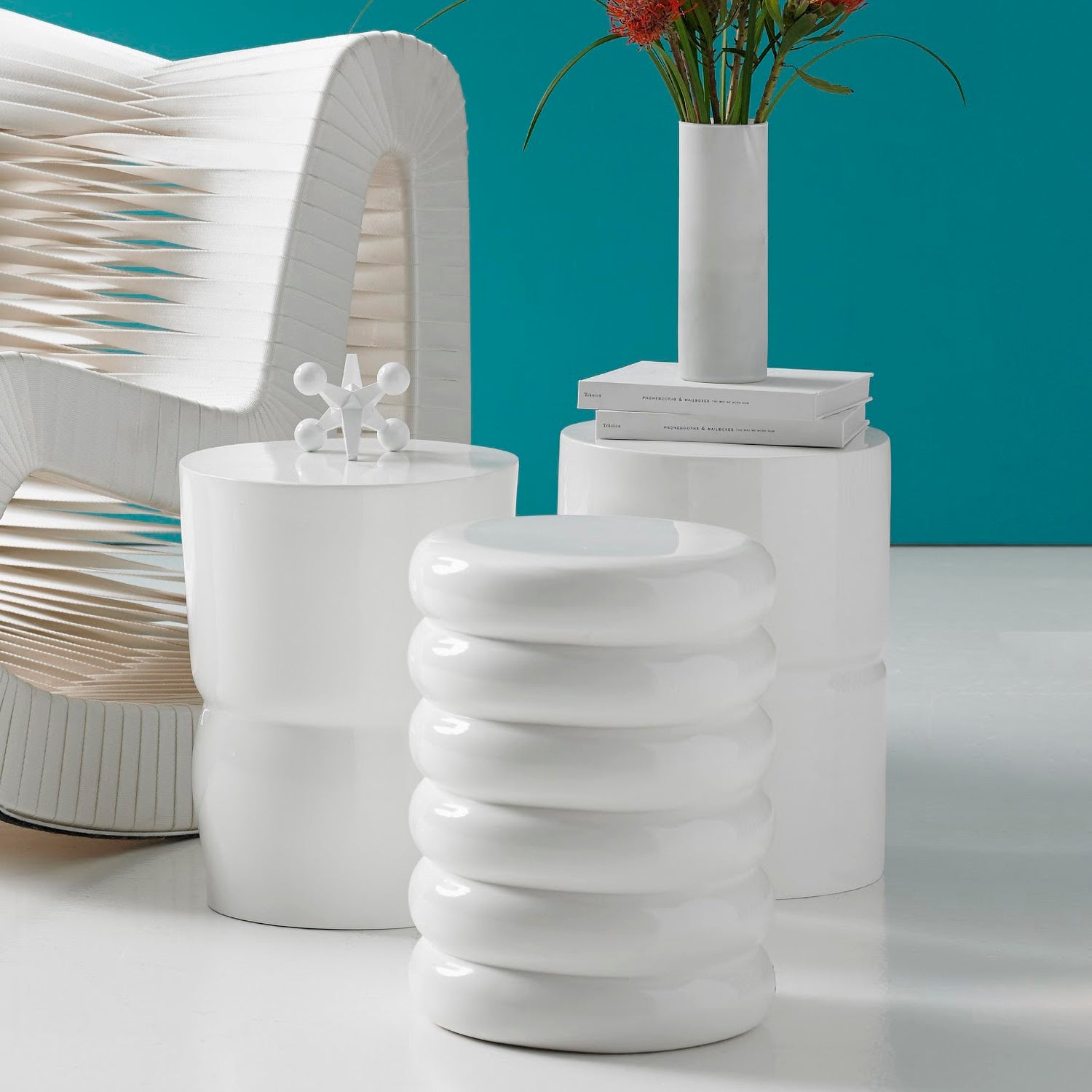 Phillips Collection Carved Stool