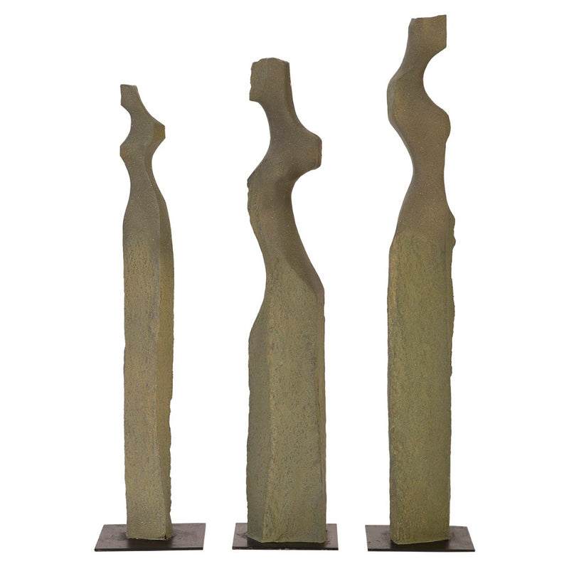 Phillips Collection Cast Women Sculptures Set of 3