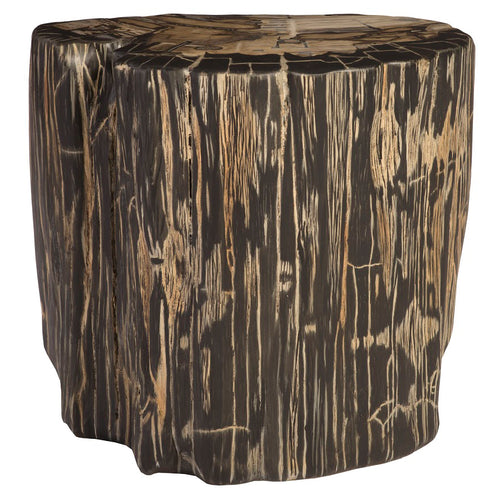 Phillips Collection Striated Cast Petrified Wood Stool