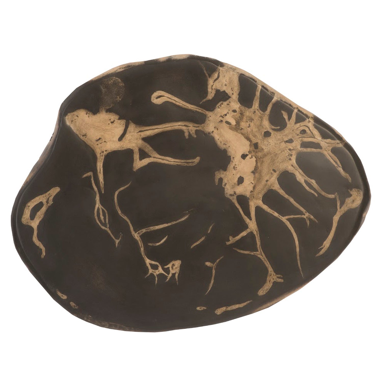 Phillips Collection Brown Cast Petrified Wood Wall Tile