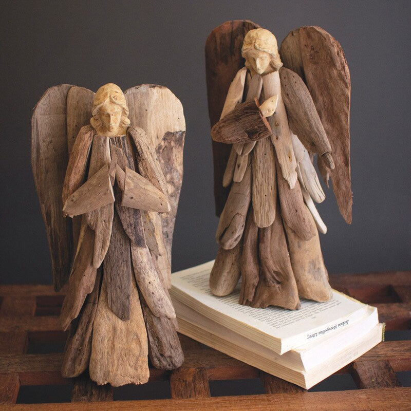 Driftwood Angels Set of 2