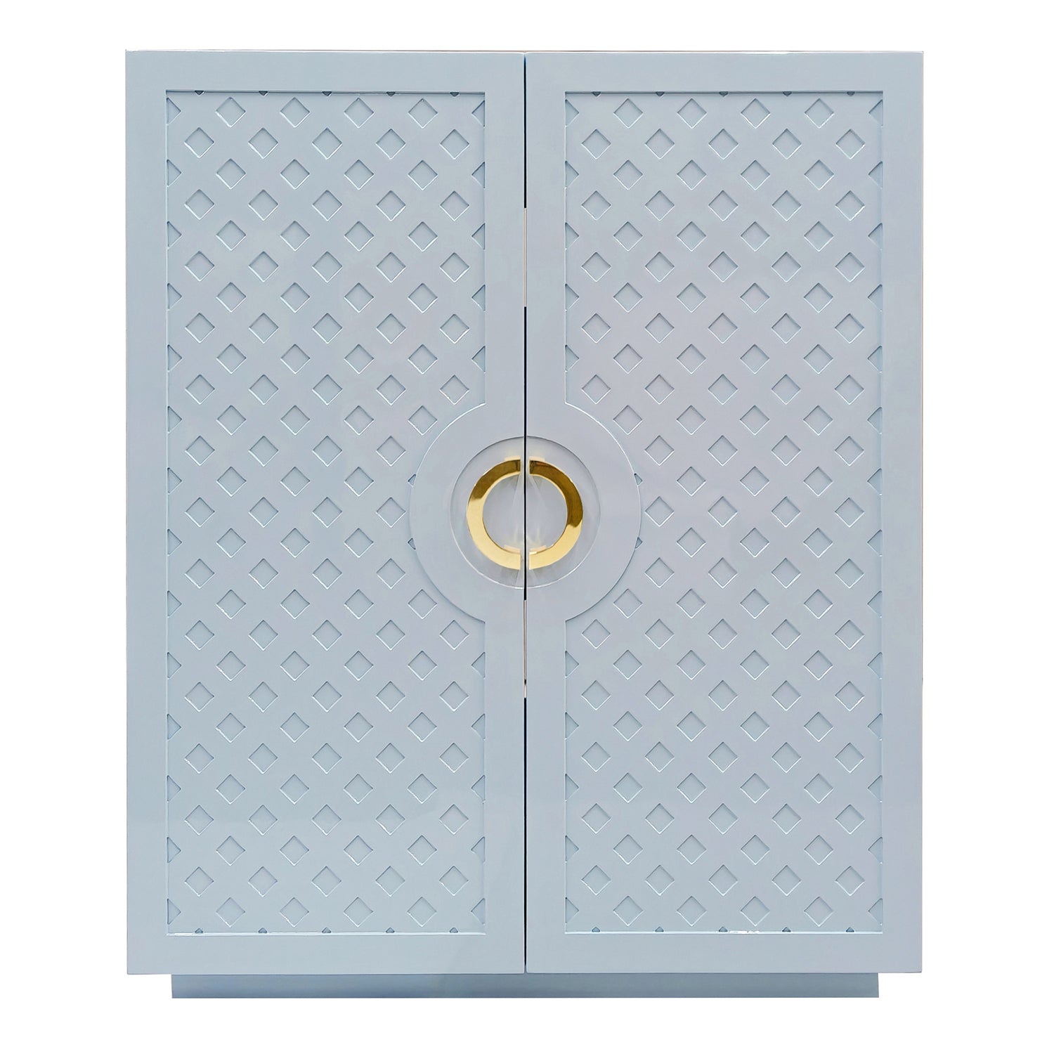 Worlds Away Poppy Light Blue Two Door Cabinet