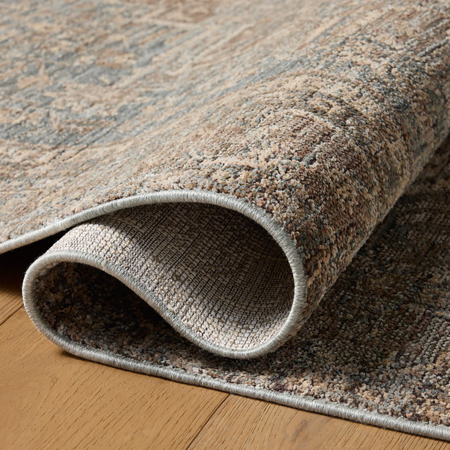 Loloi Priscilla Blue/Bark Power Loomed Rug