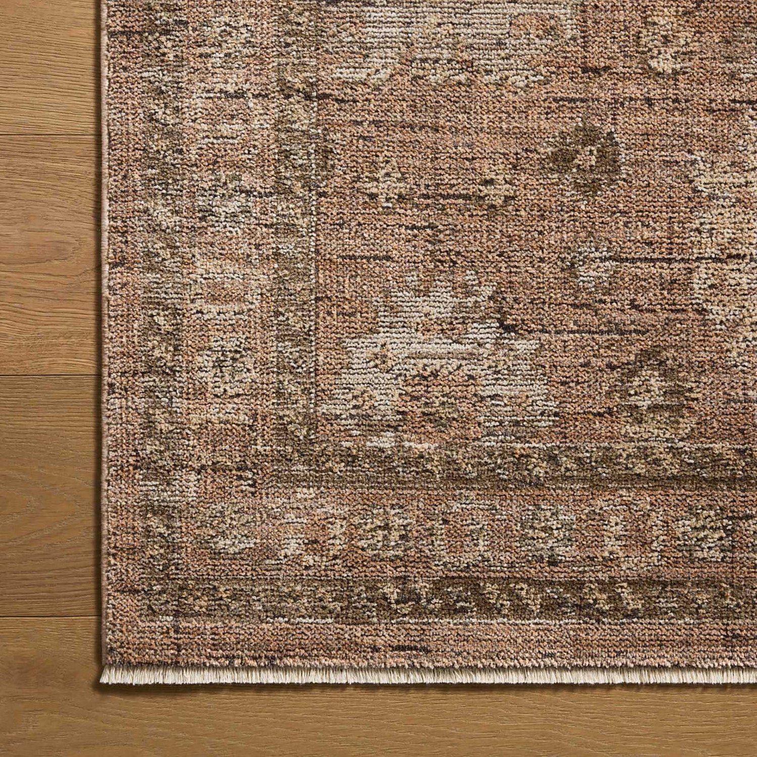 Loloi Priscilla Blush/Multi Power Loomed Rug