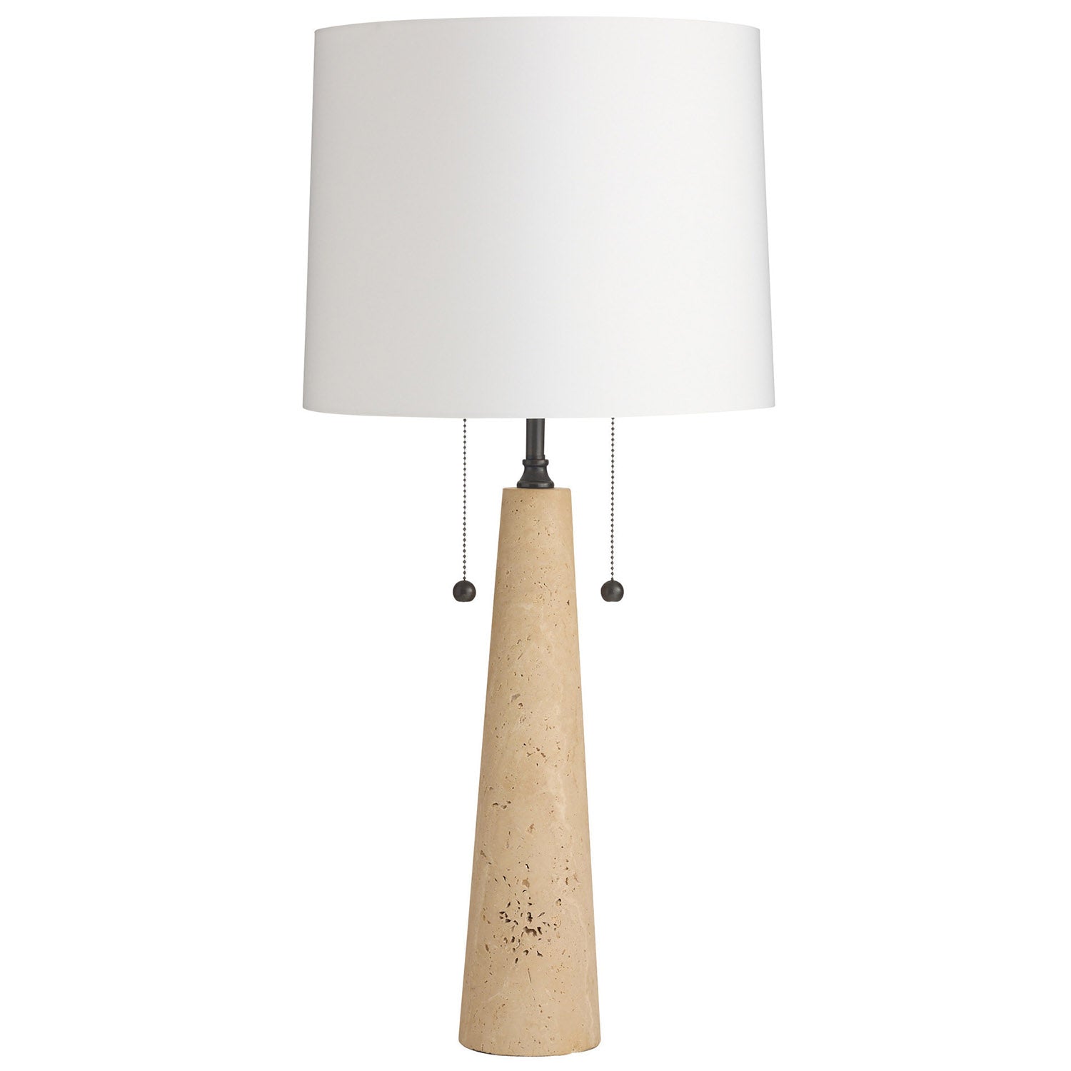 Arteriors Sidney Travertine Table Lamp