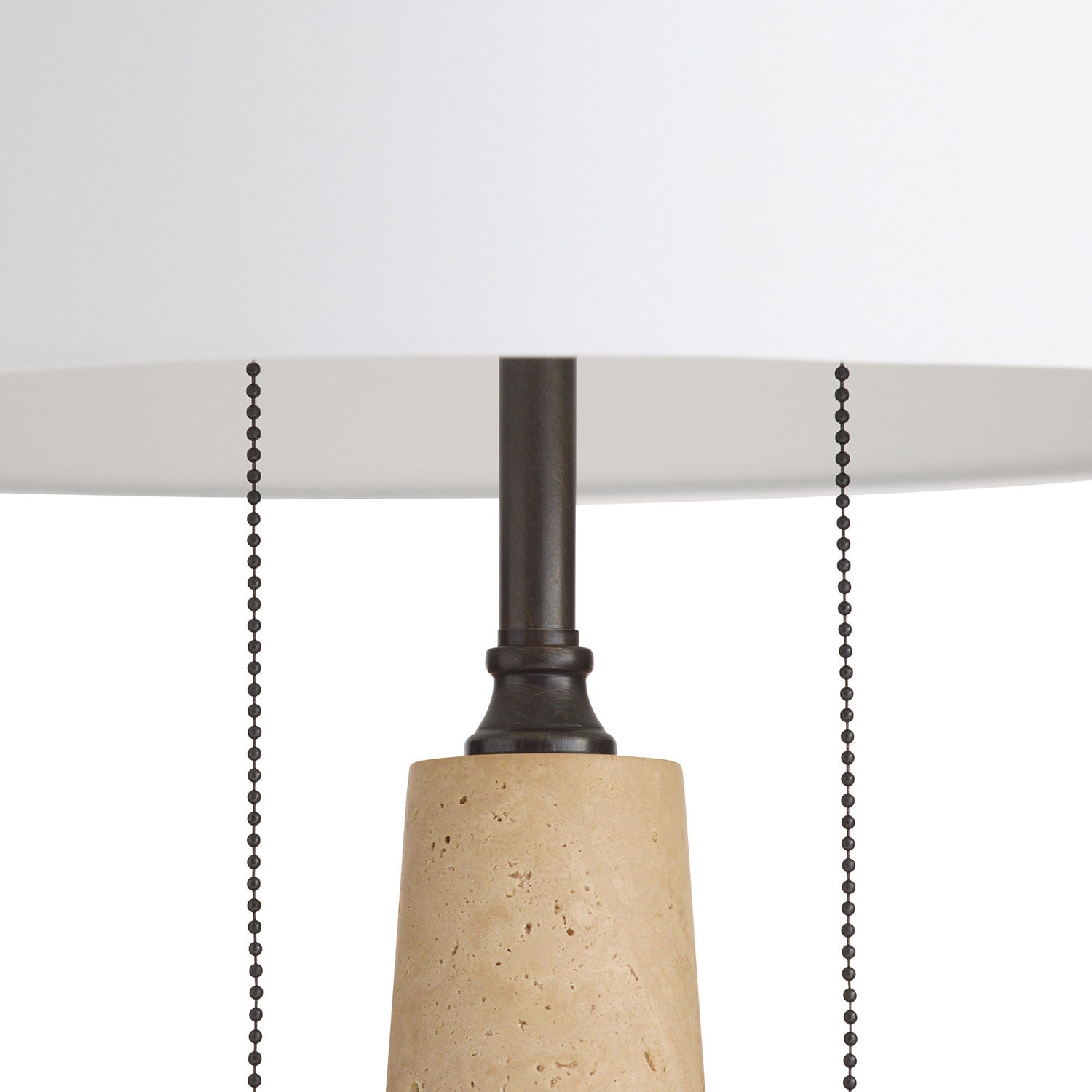 Arteriors Sidney Travertine Table Lamp