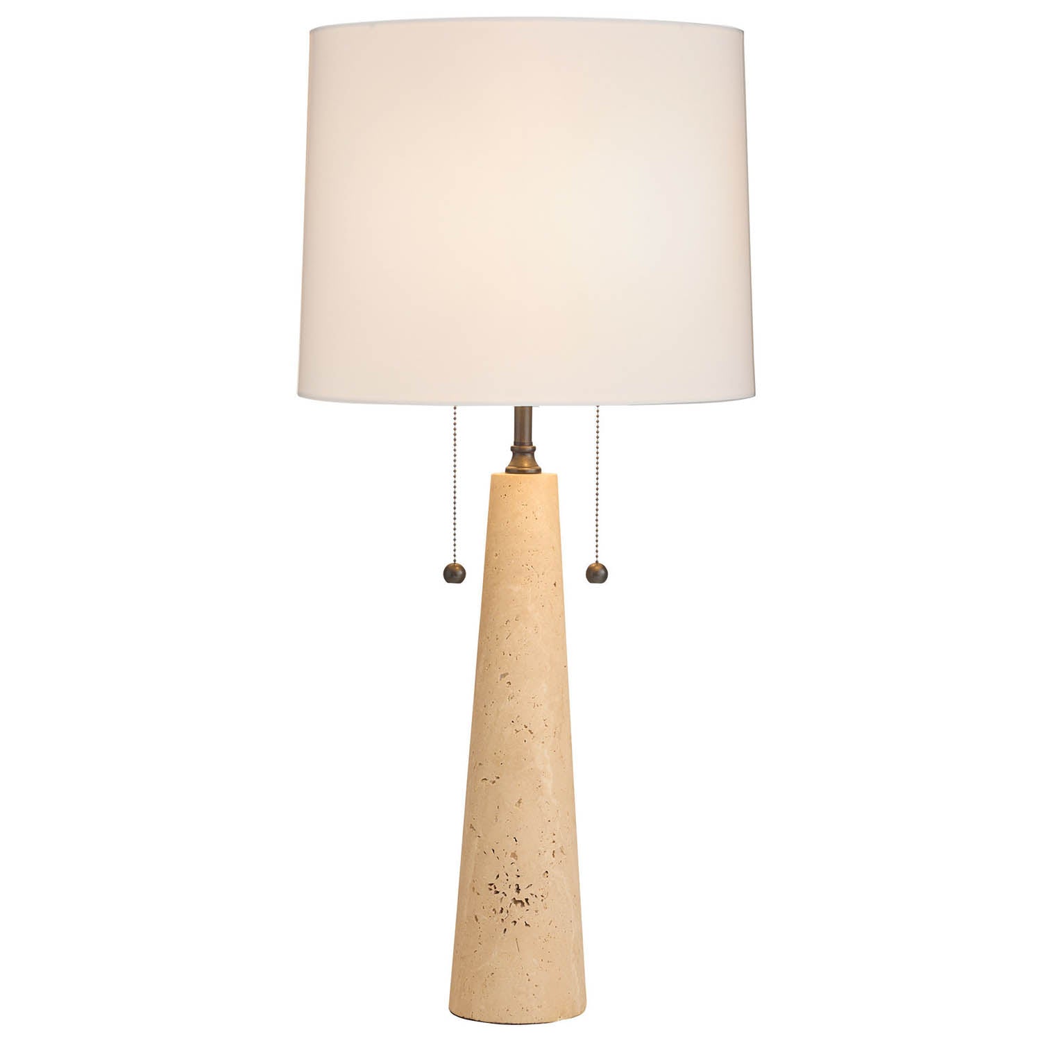 Arteriors Sidney Travertine Table Lamp