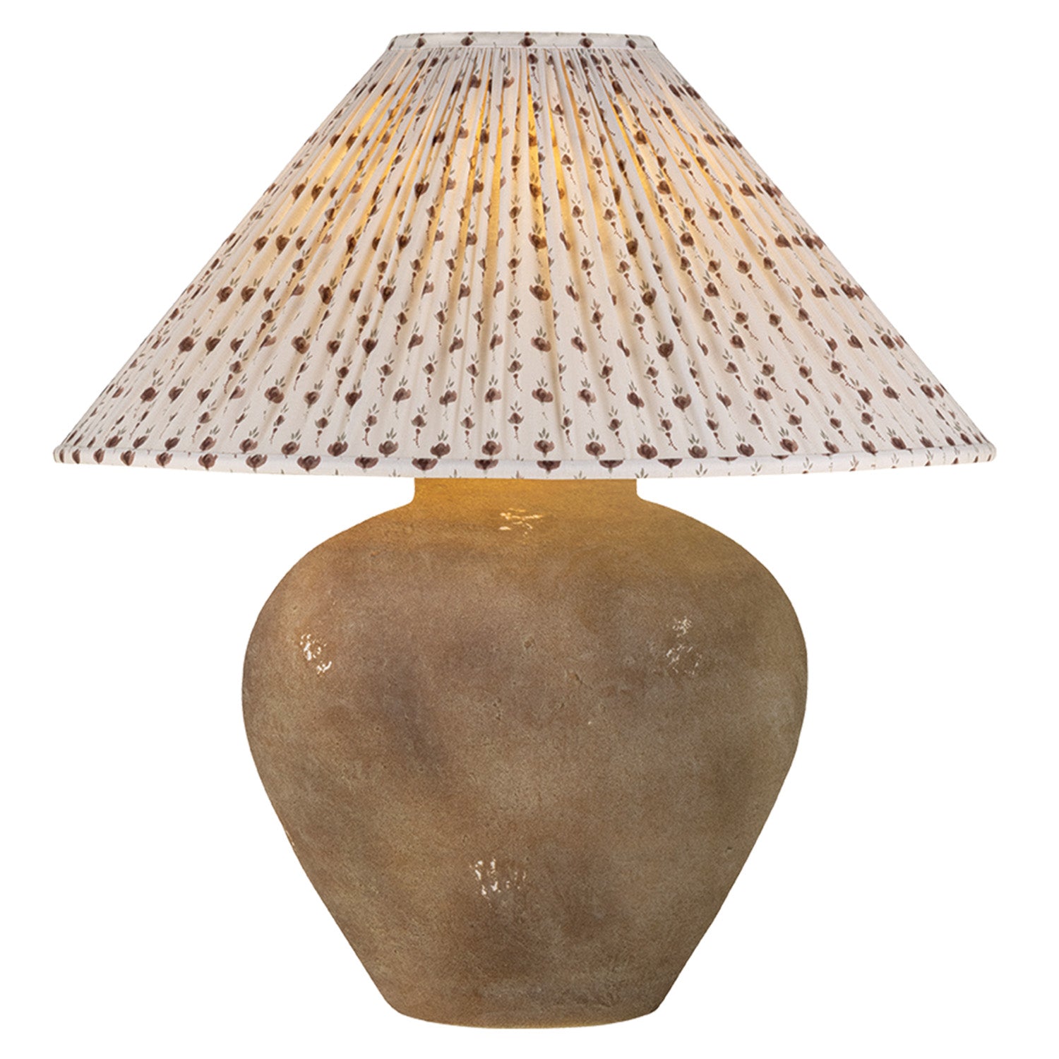 Troy Lighting Calabria Primrose Red Large Table Lamp