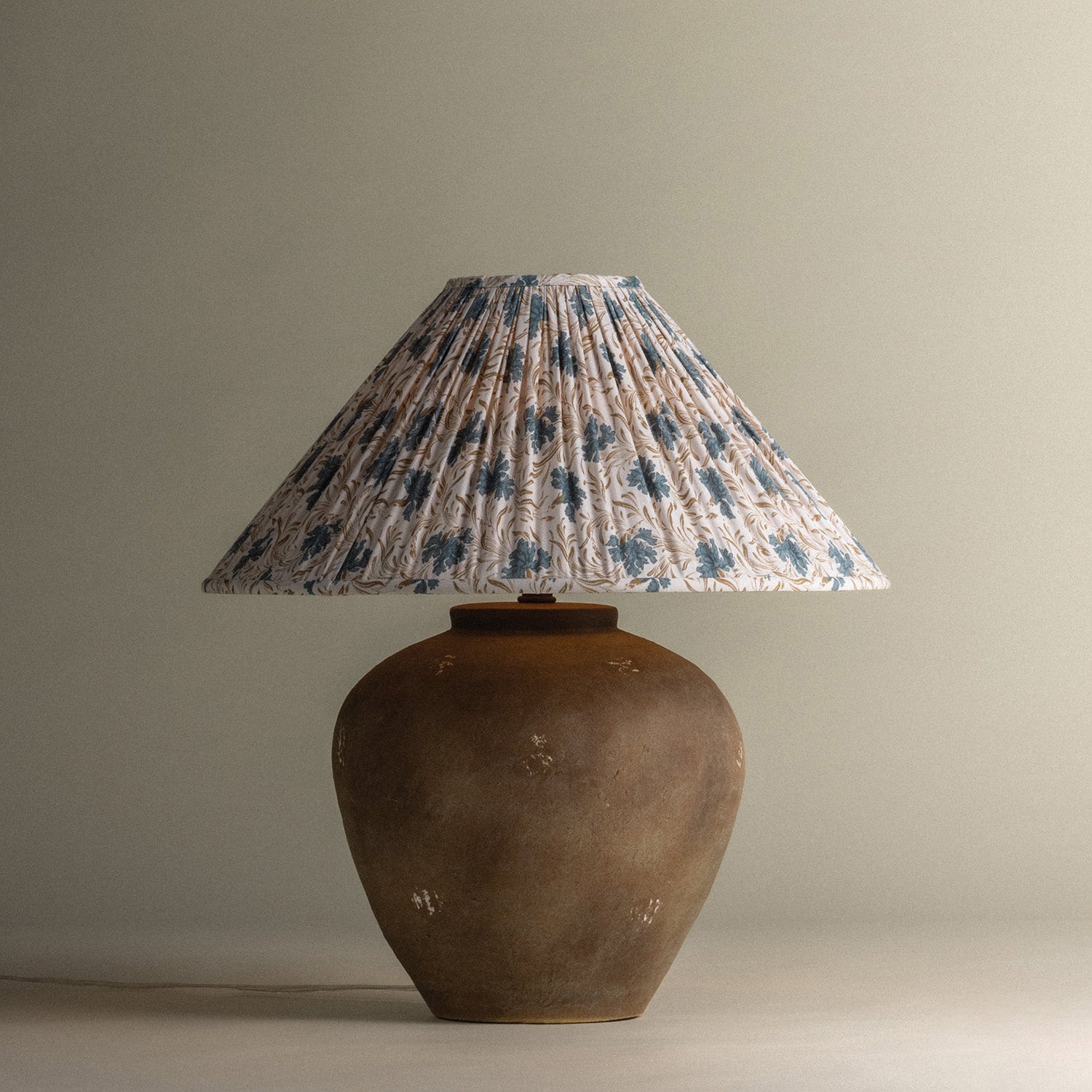 Troy Lighting Calabria Bloom Slate Large Table Lamp