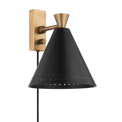 Troy Arvin 1 Light Plug-in Wall Sconce