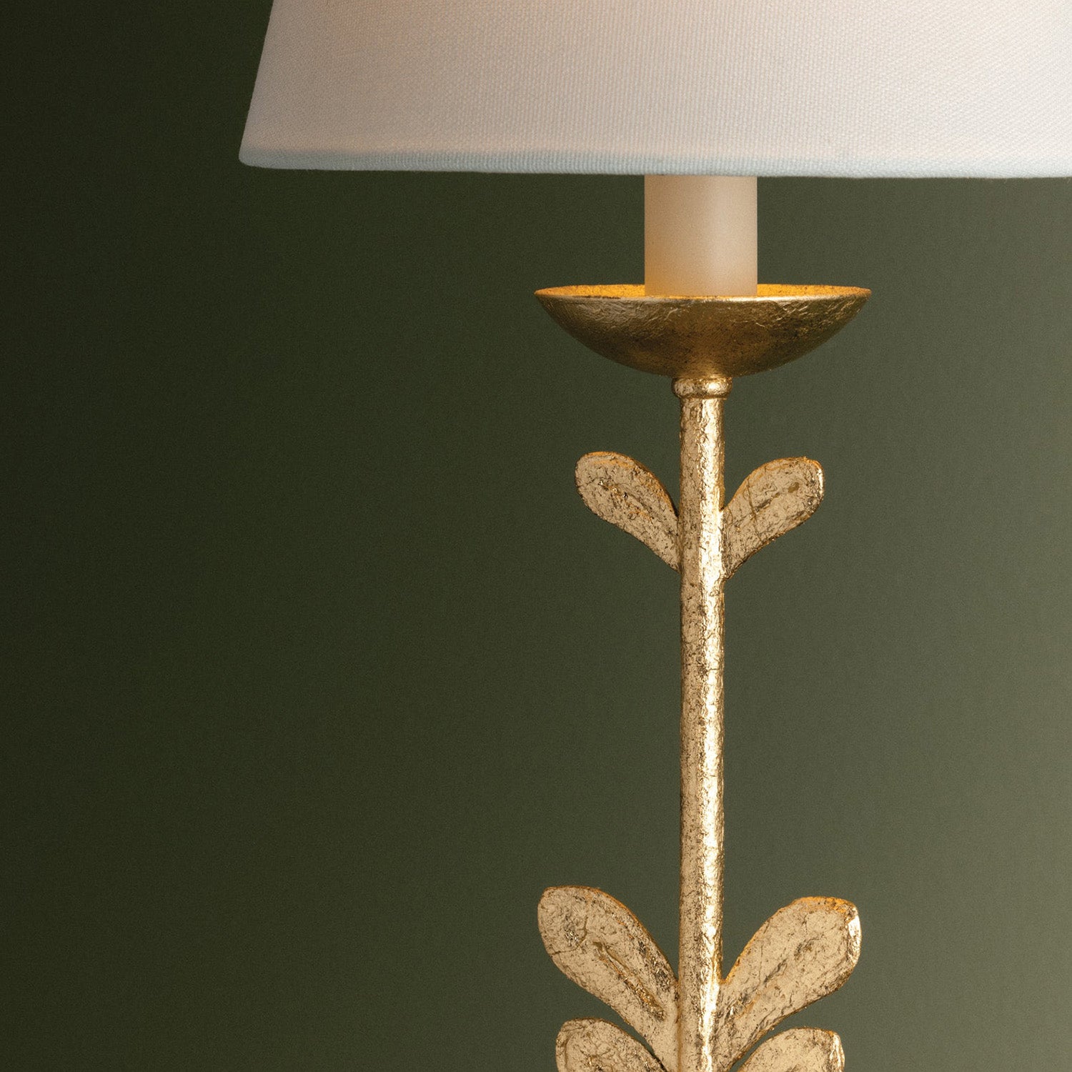 Troy Lighting Florian Vintage Gold Leaf Table Lamp