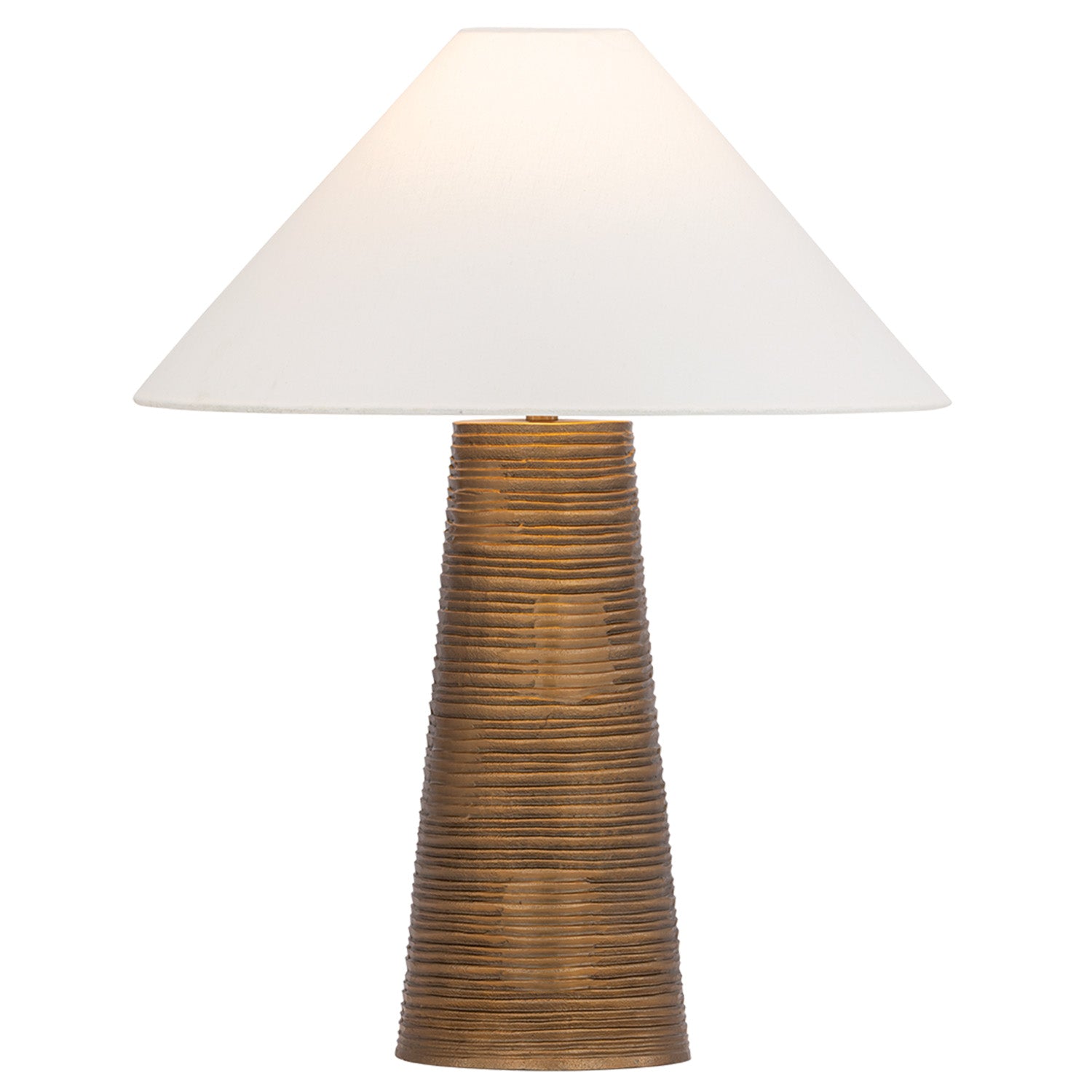 Troy Lighting Agoura Patina Brass Table Lamp