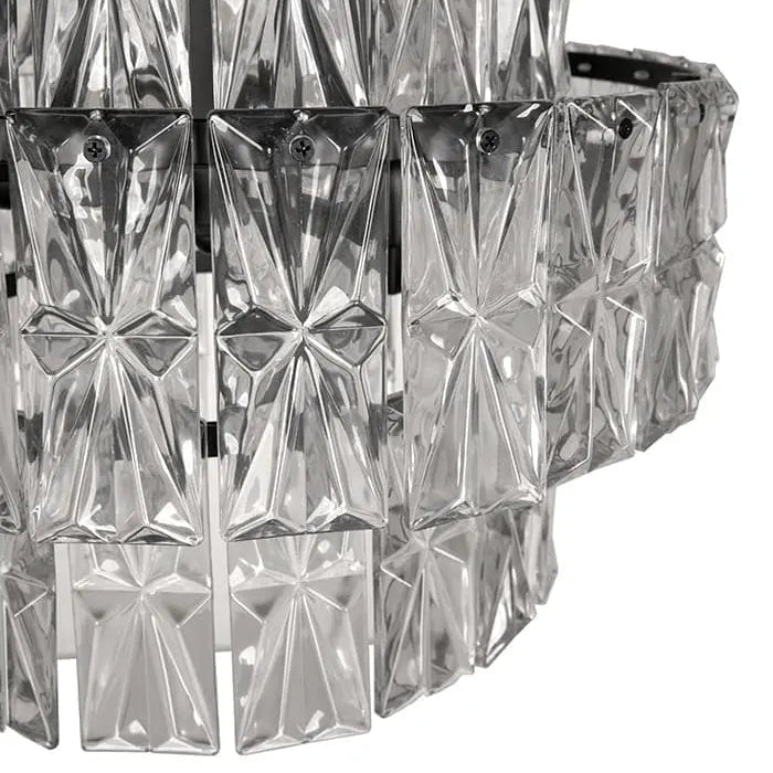 Noir Nuuk Chandelier, Matte Black finish