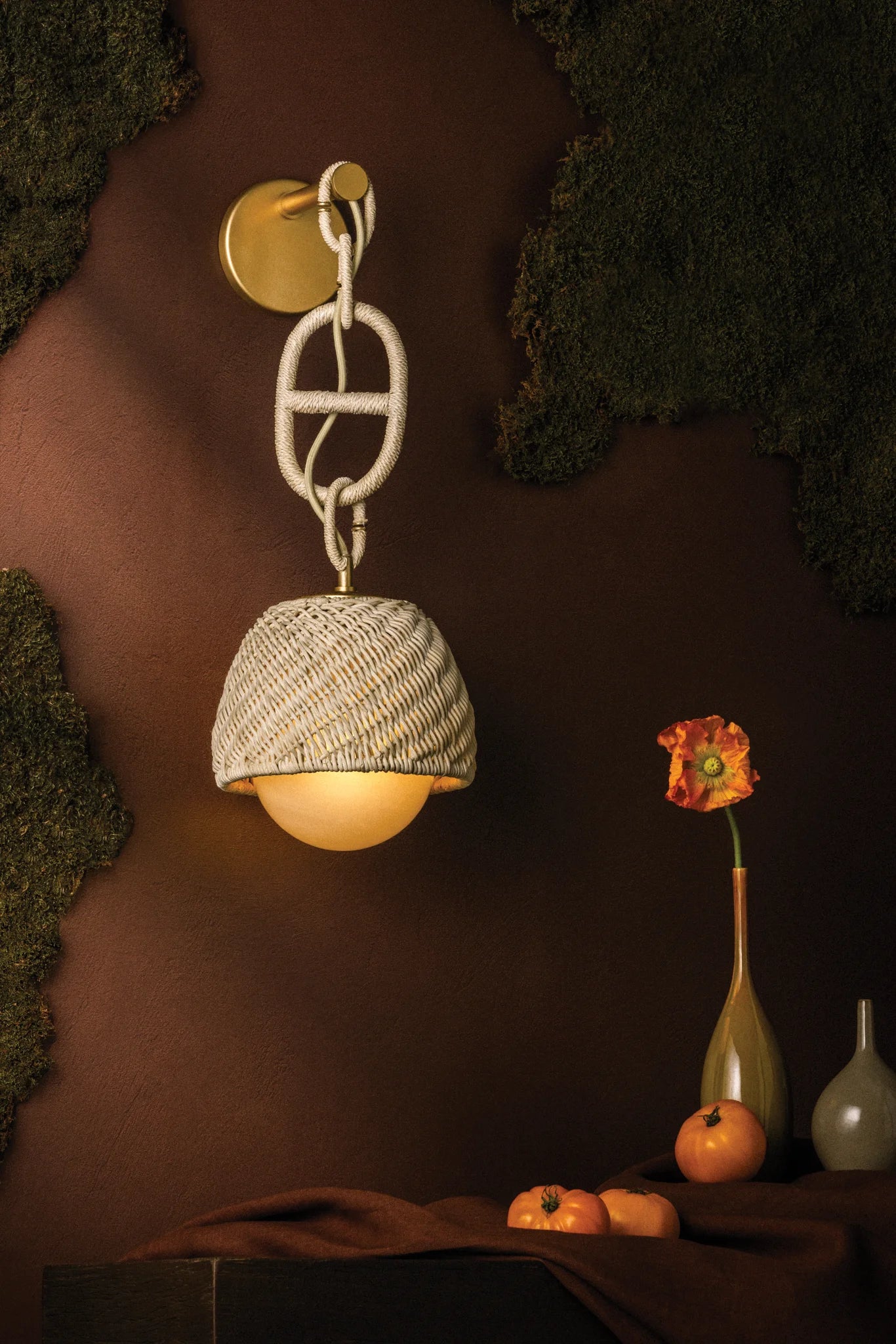 Noz Nozawa x Corbett Lighting Piasu Wall Sconce