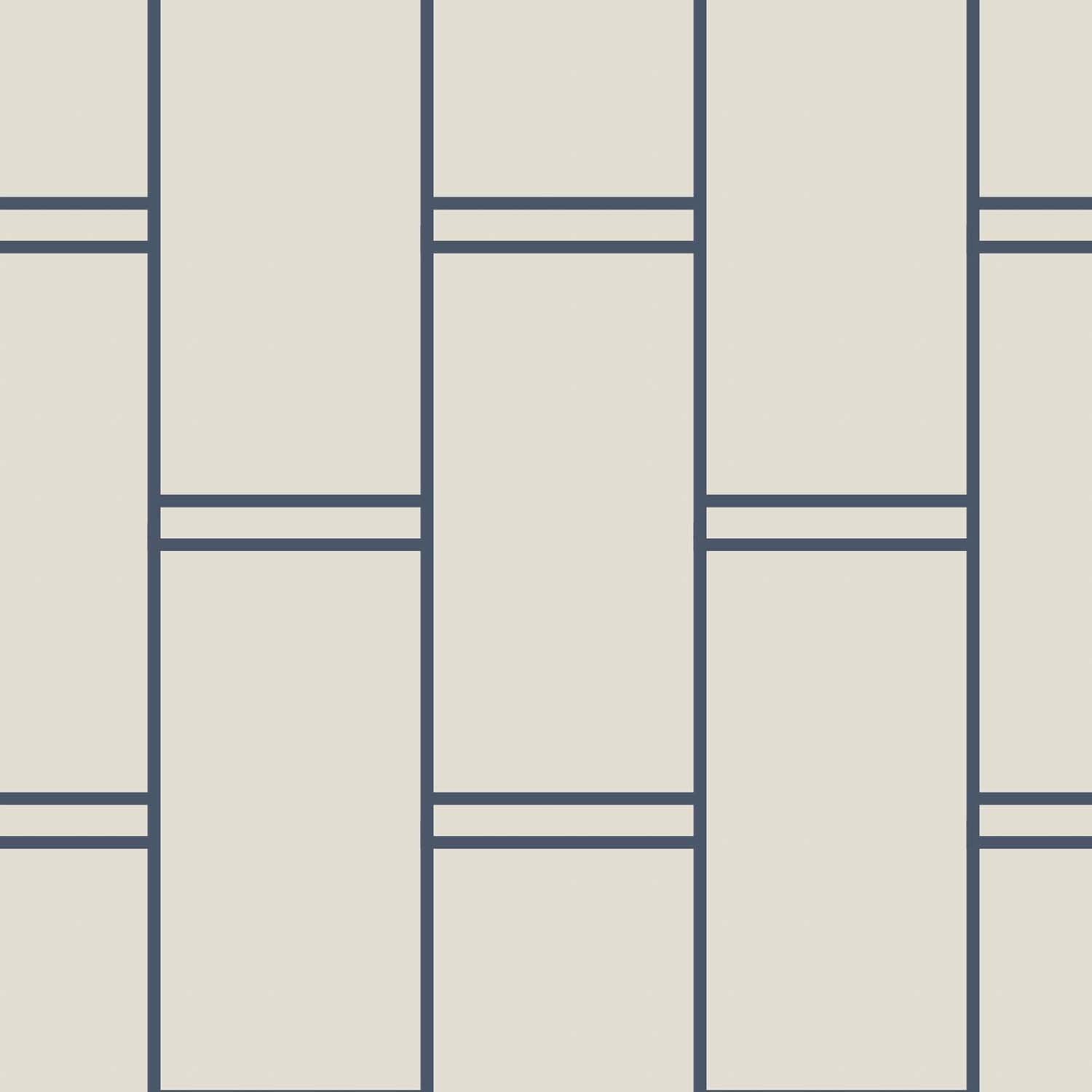 Mitchell Black Pillar Stripe Wallpaper