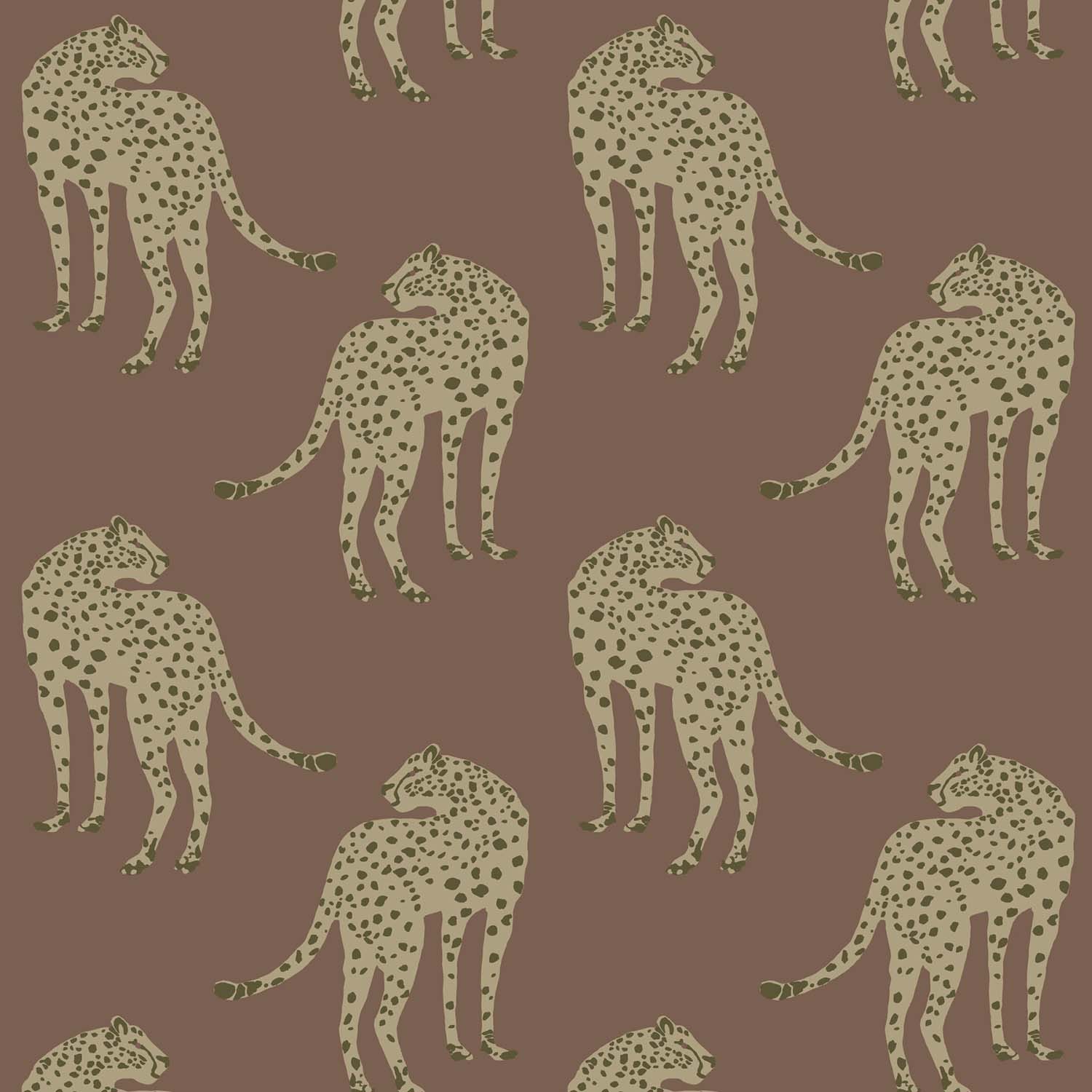 Mitchell Black Prowling Cheetah Wallpaper