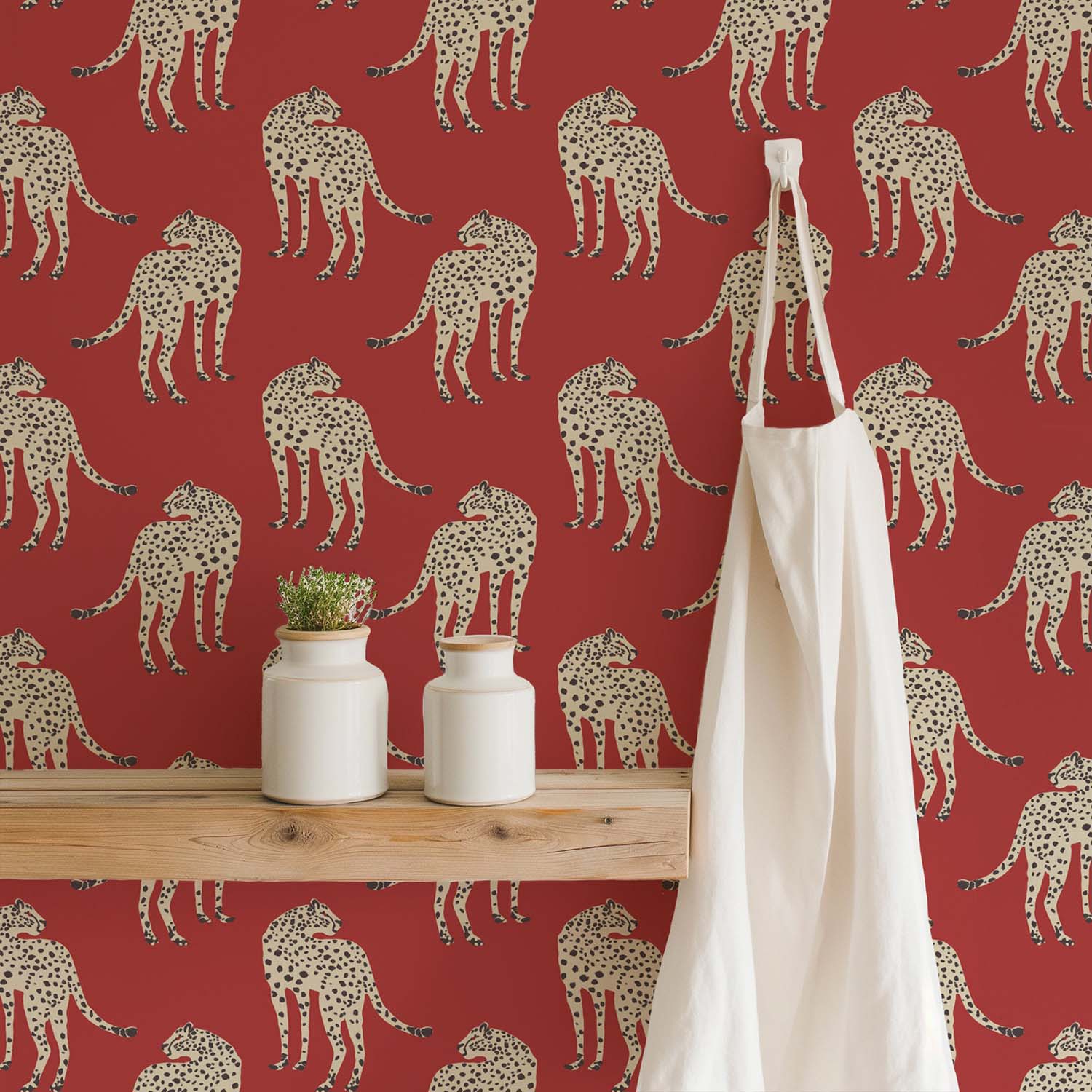 Mitchell Black Prowling Cheetah Wallpaper