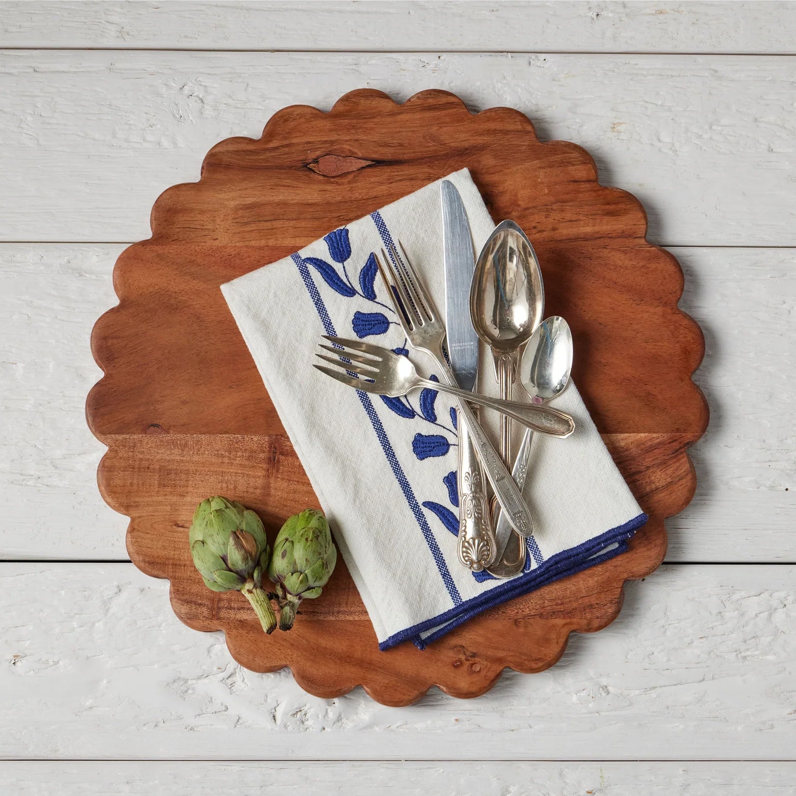 Etu Home Tulip Dinner Napkin Set of 4