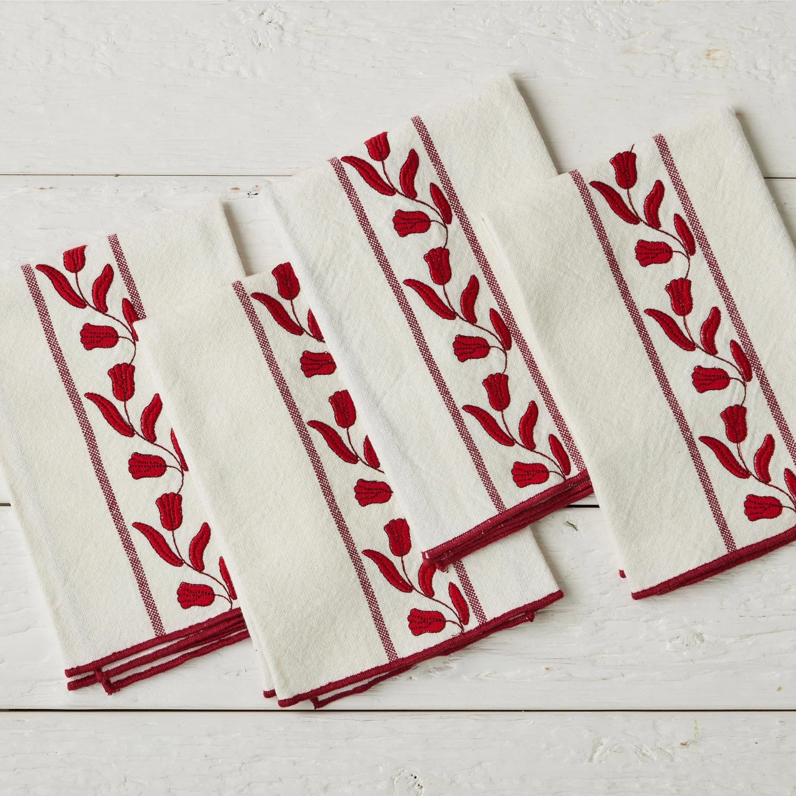 Etu Home Tulip Dinner Napkin Set of 4