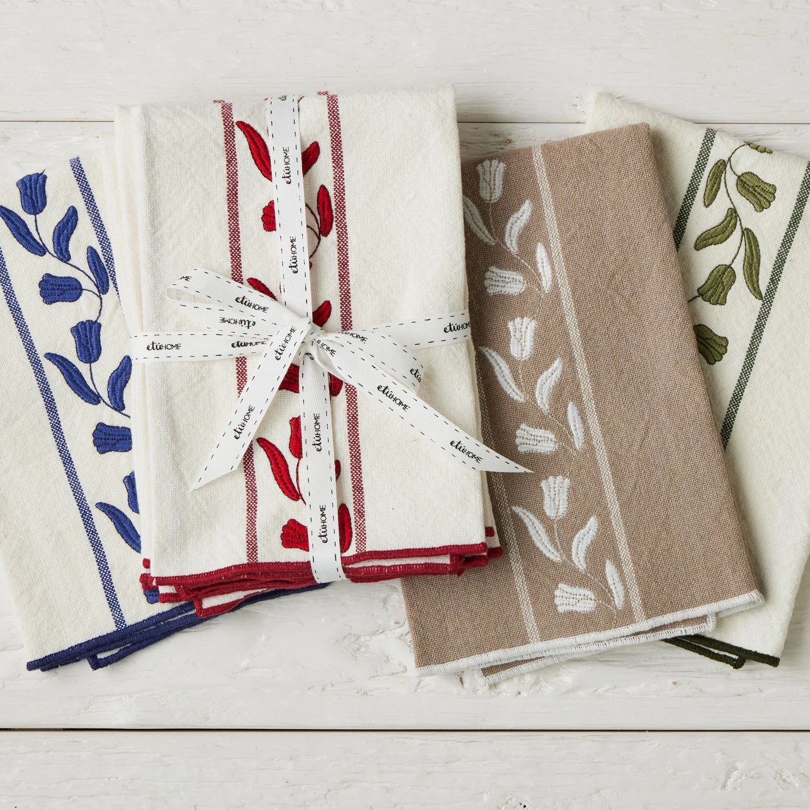 Etu Home Tulip Dinner Napkin Set of 4