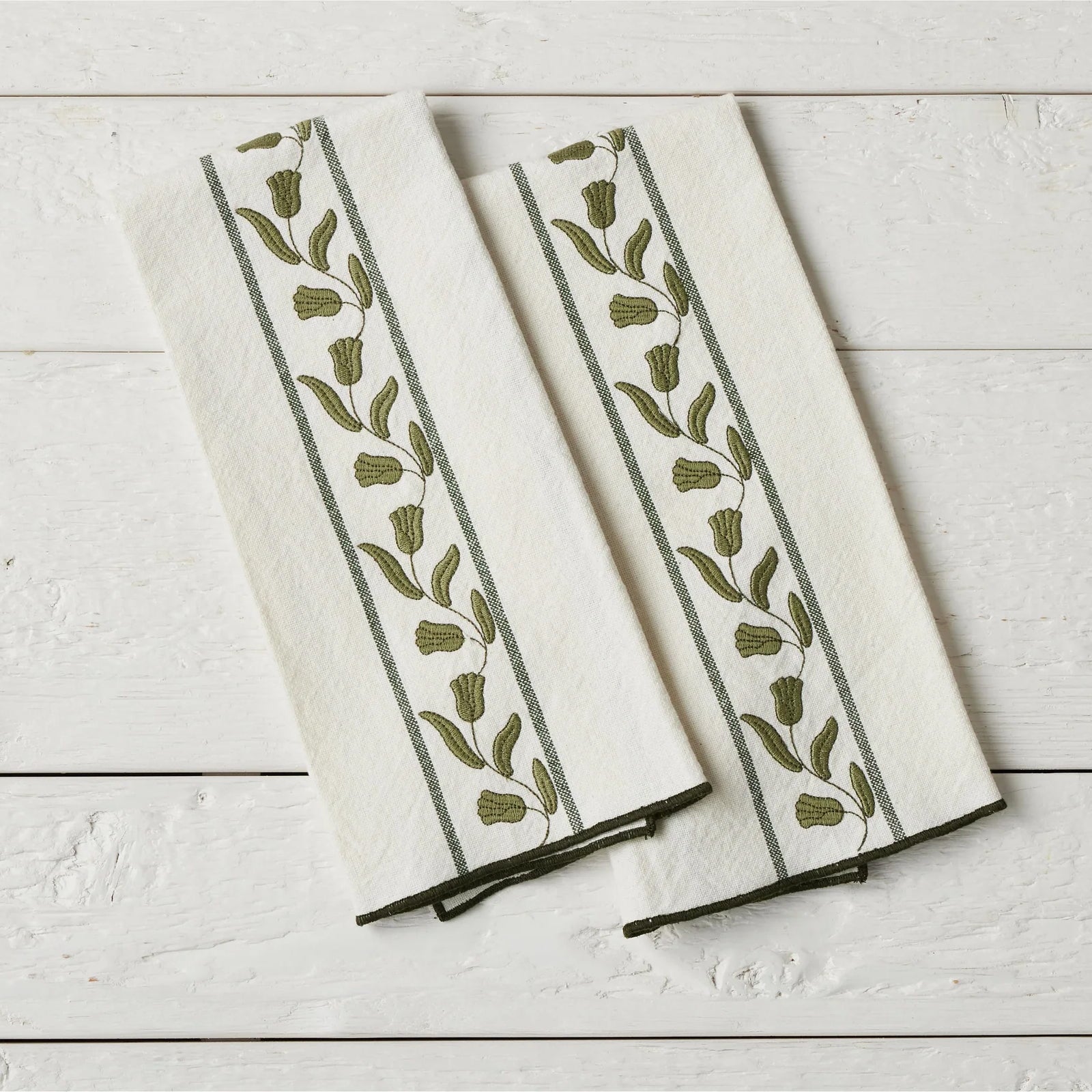 Etu Home Tulip Kitchen Tea Towel Set of 4