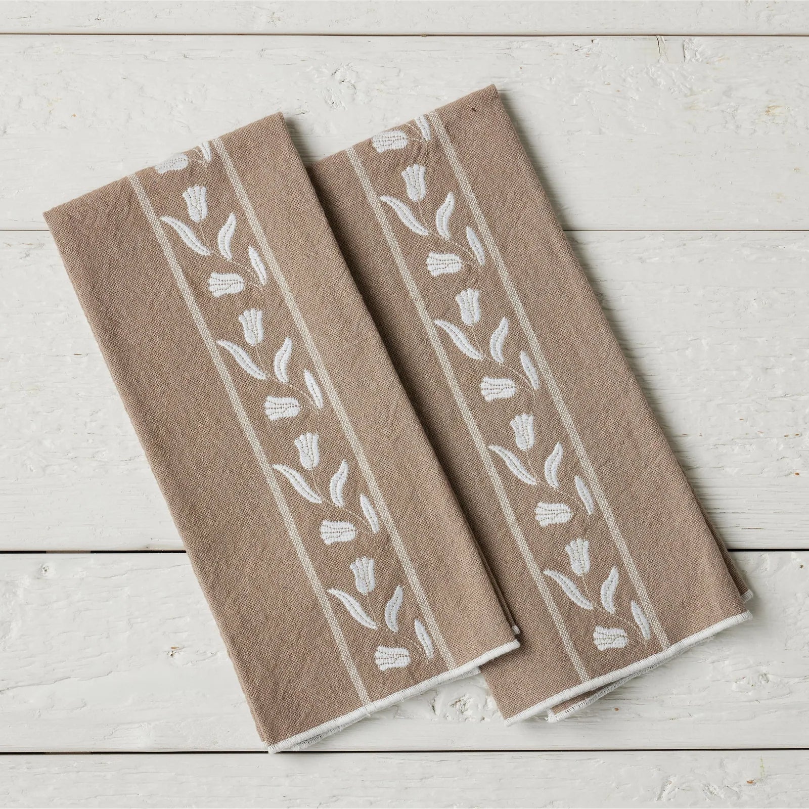 Etu Home Tulip Kitchen Tea Towel Set of 4