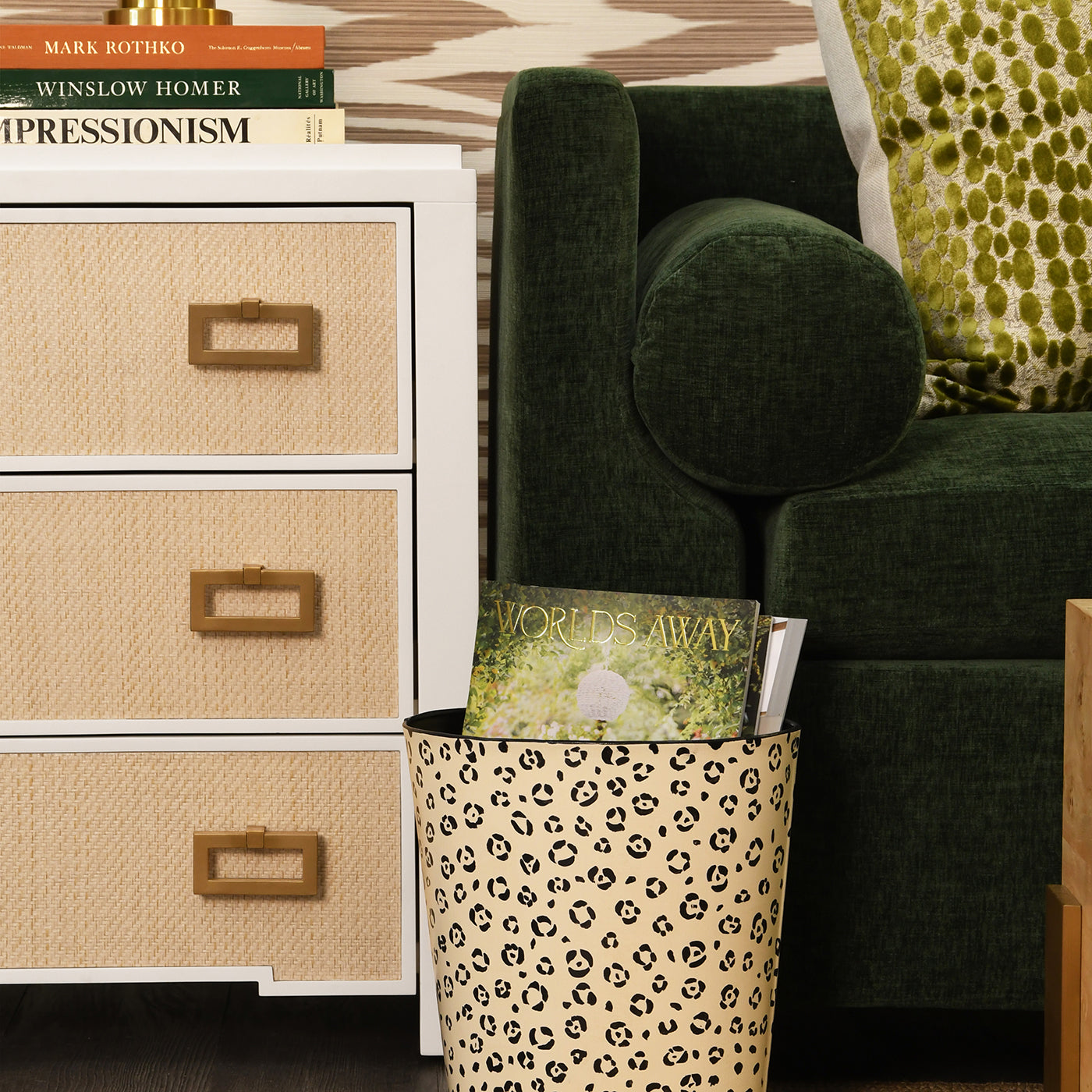 Worlds Away Radley Side Table