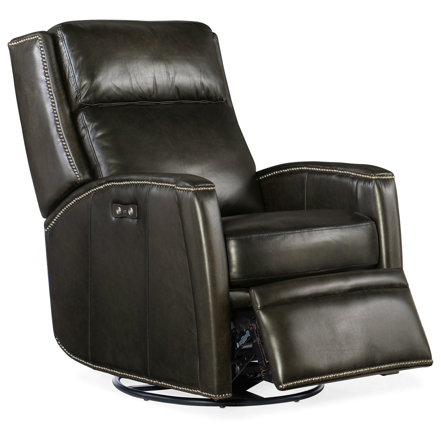 Hooker Furniture Declan Power Swivel Glider Recliner - Thumbnail 4