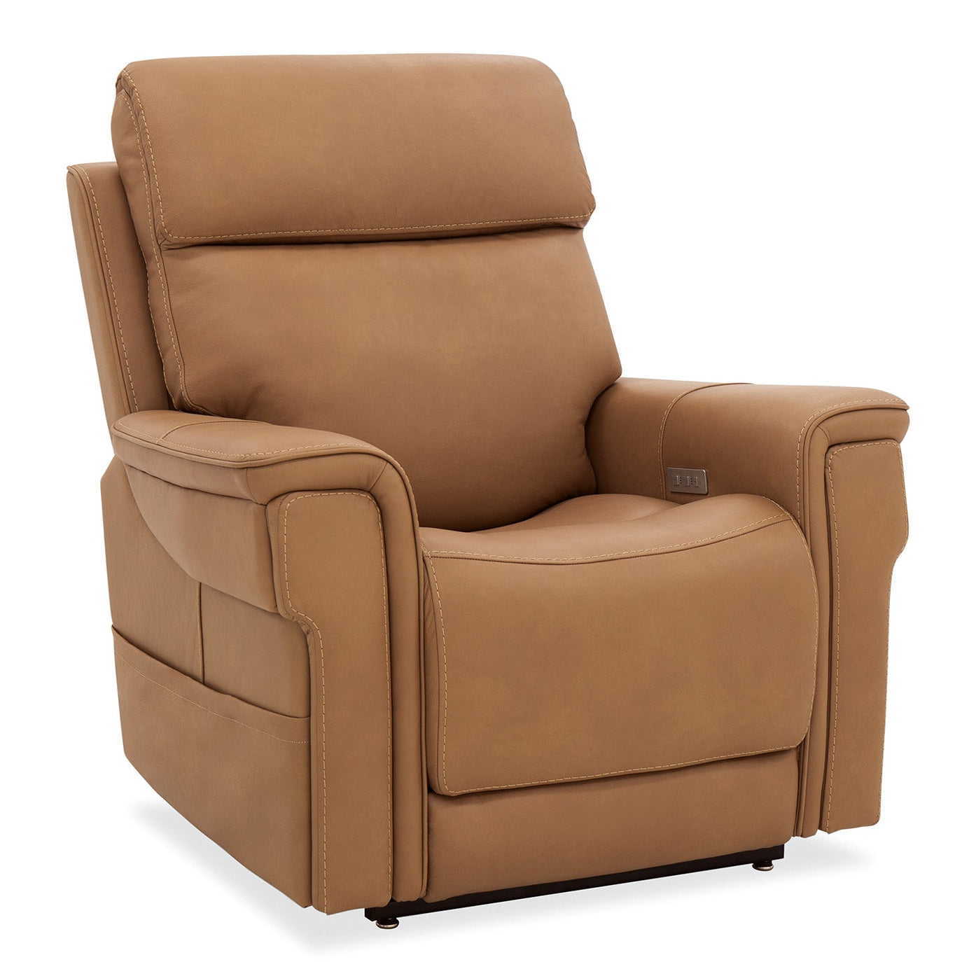 Hooker Furniture Lyra Sahara Havana Lift Chair with Power Recline, Headrest and Lumbar