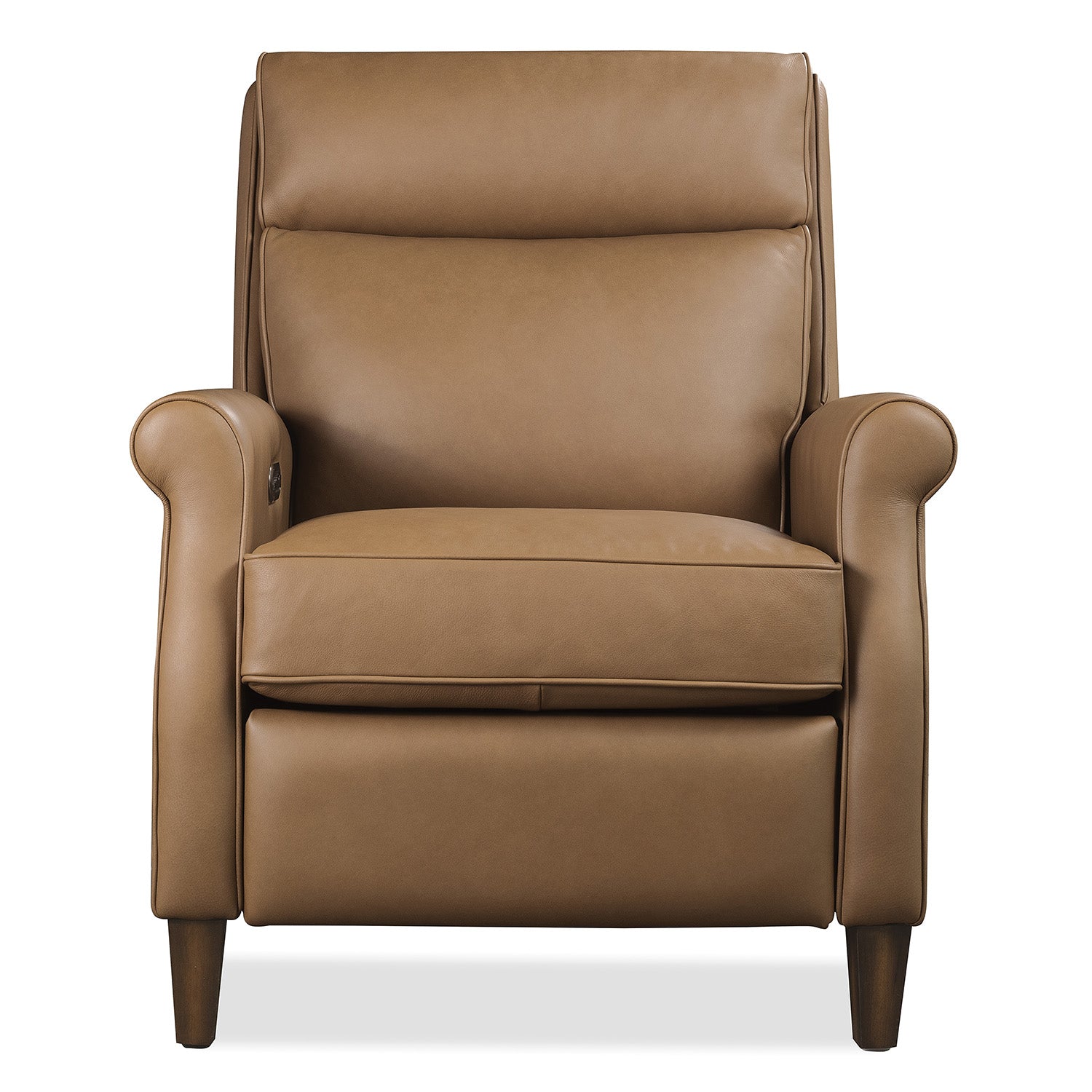 Hooker Furniture Randall Billows Caramel Power Recliner with Pop-Up Headrest