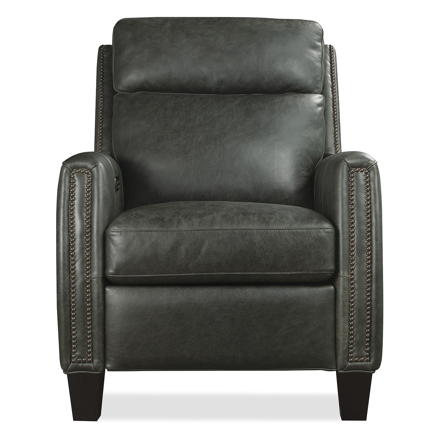 Hooker Furniture Jacklyn Jala Gray Power Recliner with Pop-Up Headrest