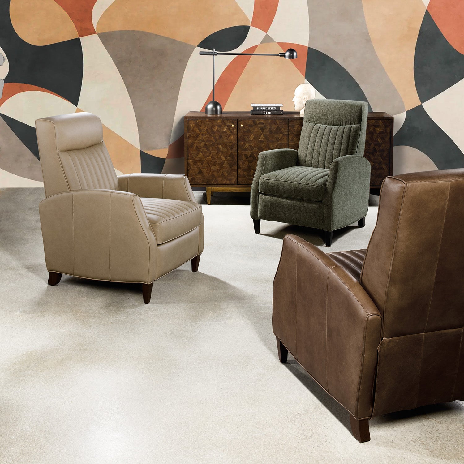Hooker Furniture Denver Everly Herb Push Back Recliner