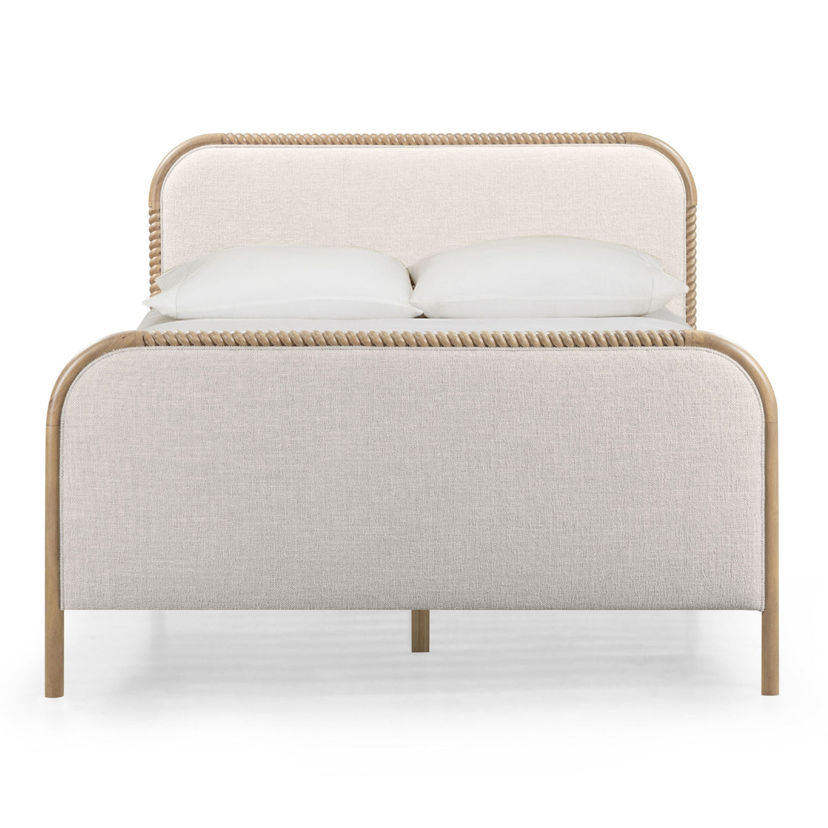 TOV Furniture Hatia Natural Basketweave Panel Bed