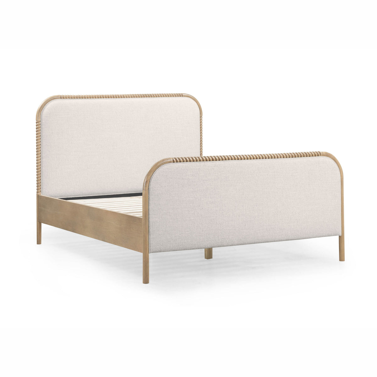 TOV Furniture Hatia Natural Basketweave Panel Bed