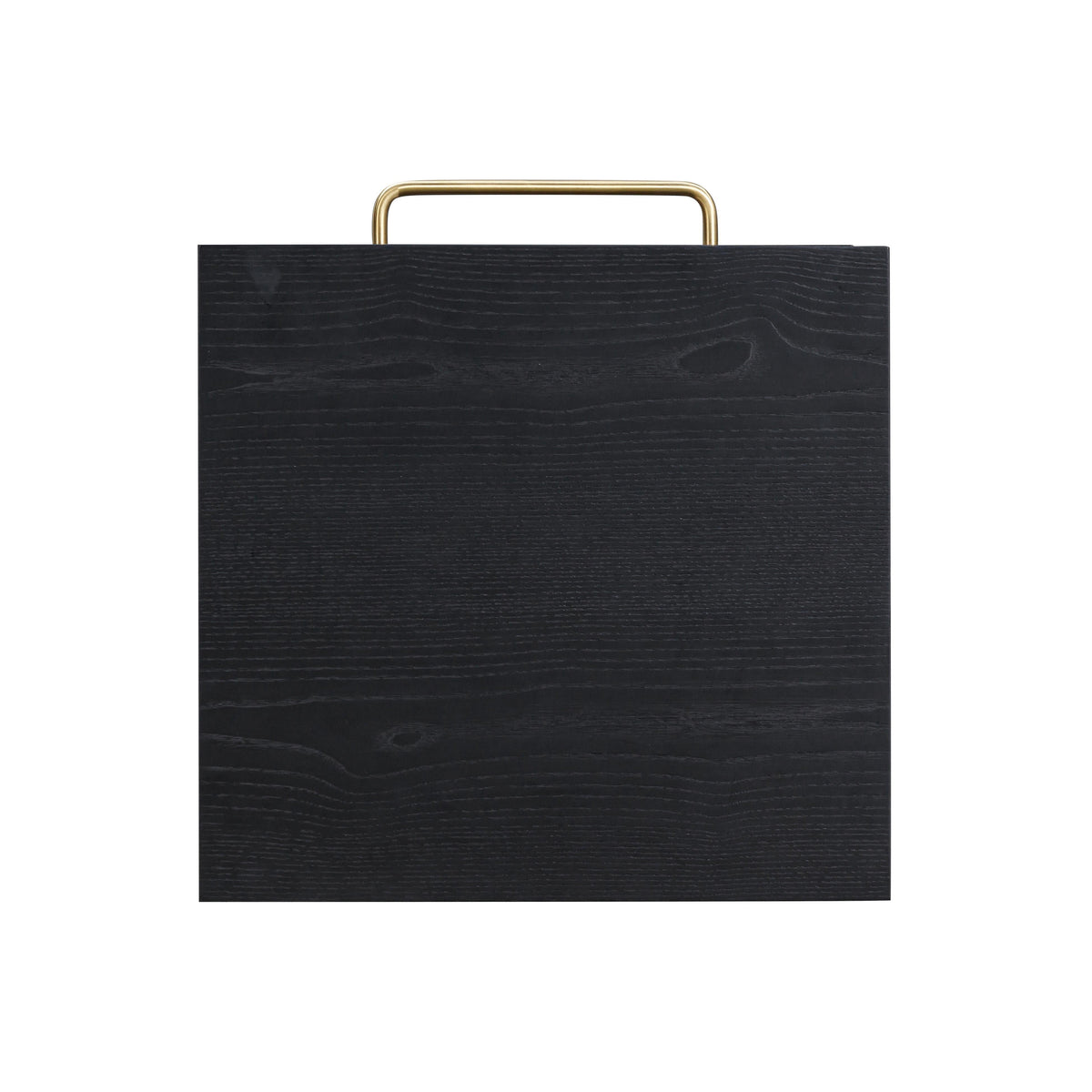 TOV Furniture Marlow Black Wood Nightstand With Drawer